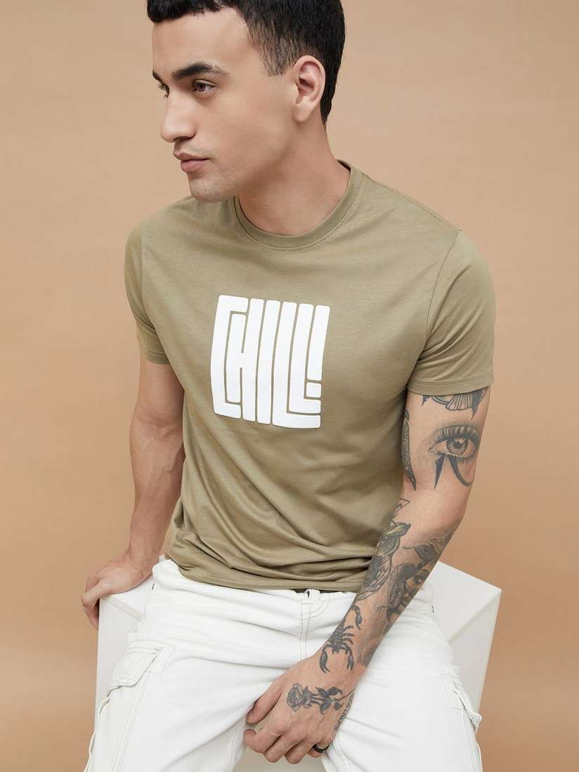 Buy Fame Forever by Lifestyle Men Typography Printed Round Neck