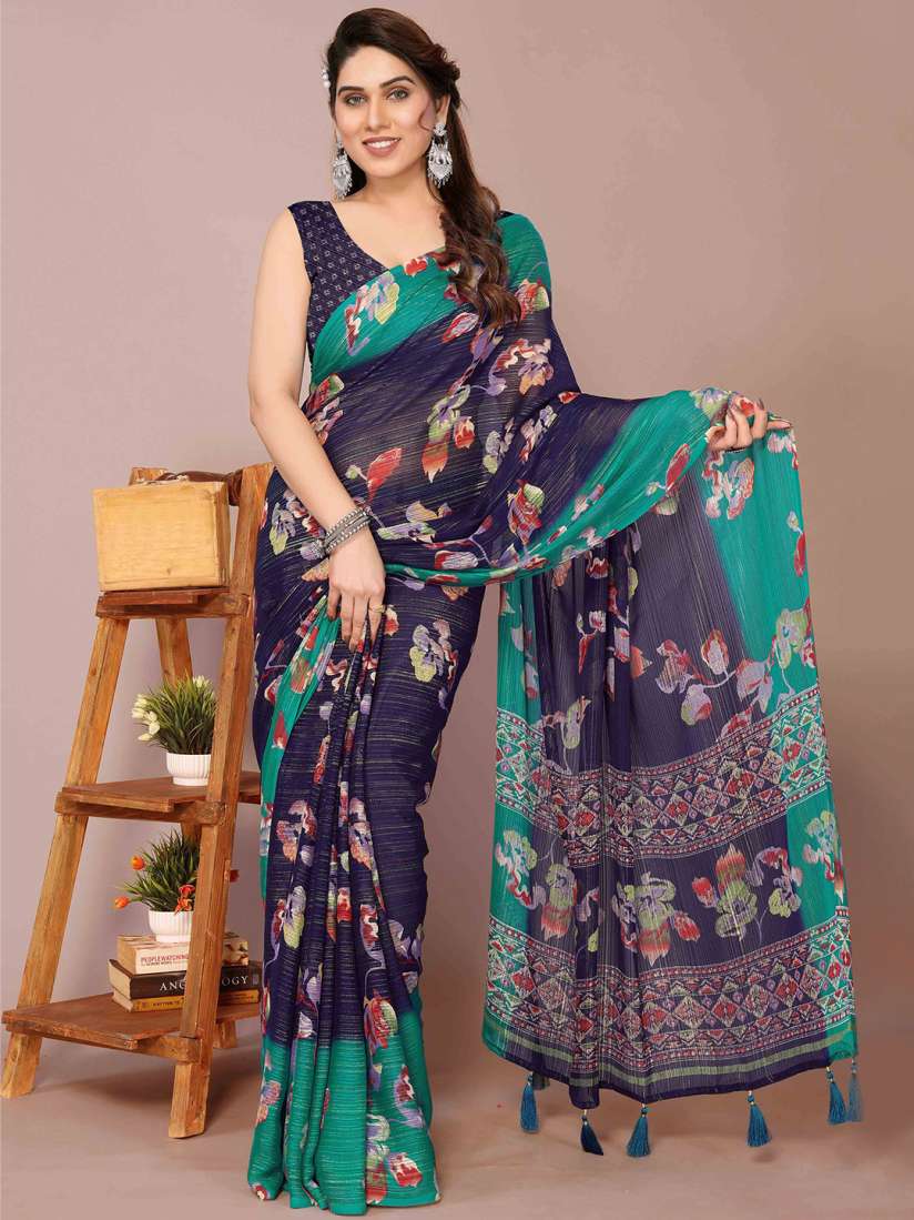 Myntra daily wear sarees discount