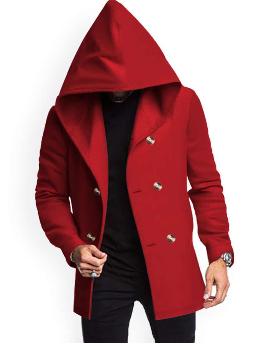 Buy StyleCast x Revolte Men Stand Collar Overcoat Coats for Men 31281806 Myntra