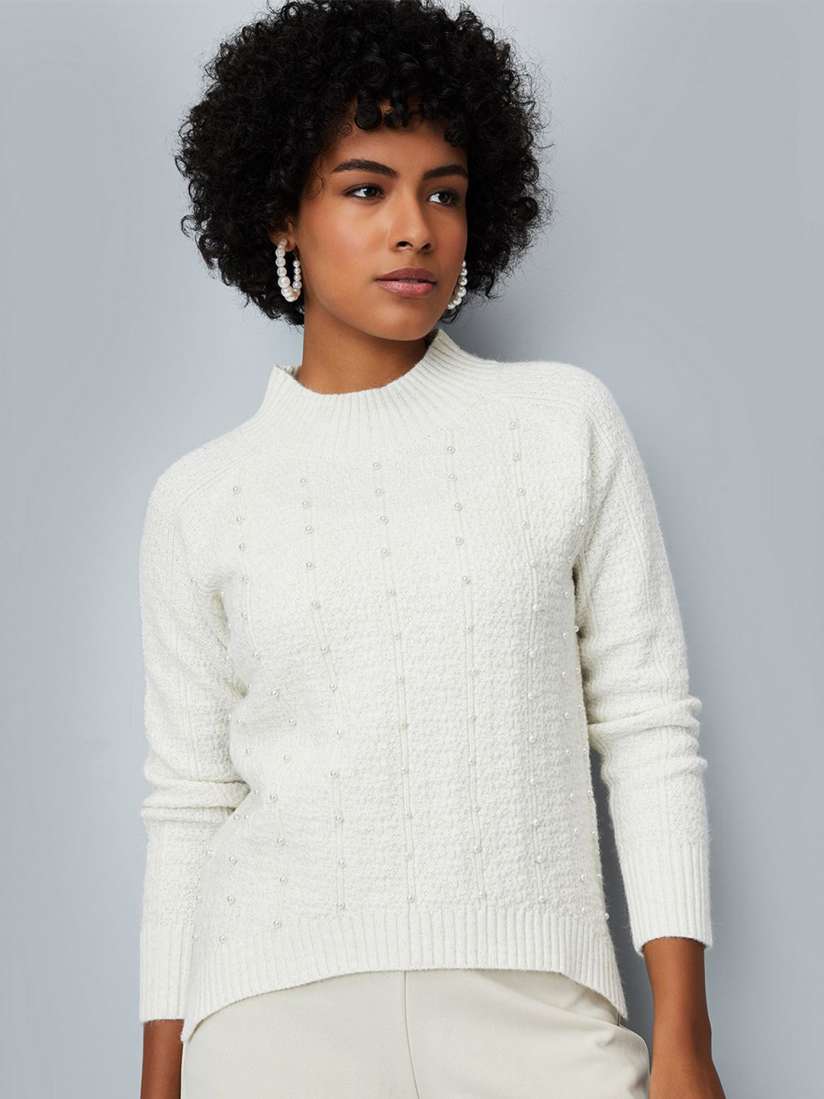 Sweater collar design cheap