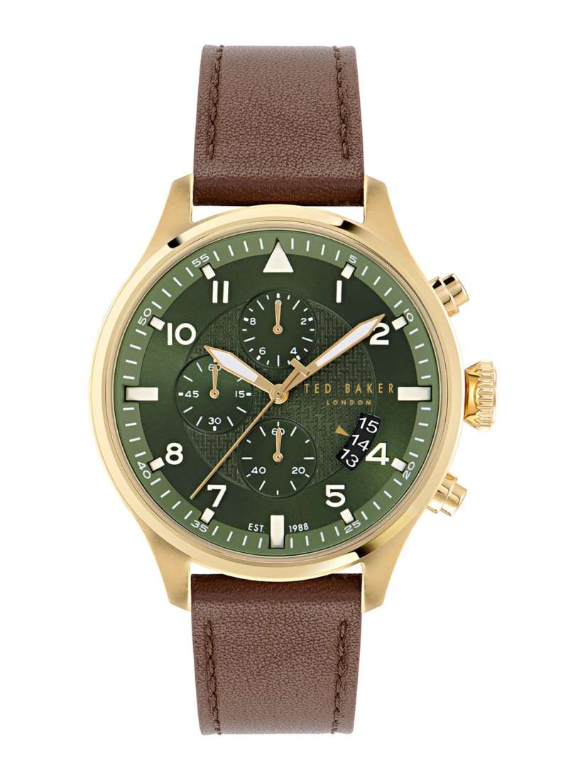 Buy Ted Baker Men Printed Dial Leather Straps Analogue Watch Watches for Men 31300565 Myntra