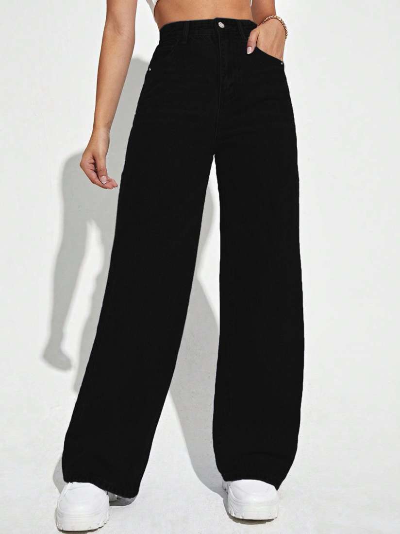 Wide leg pants myntra discount