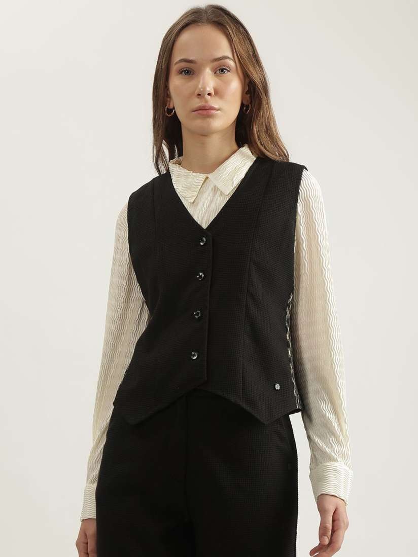 Waistcoat myntra cheap