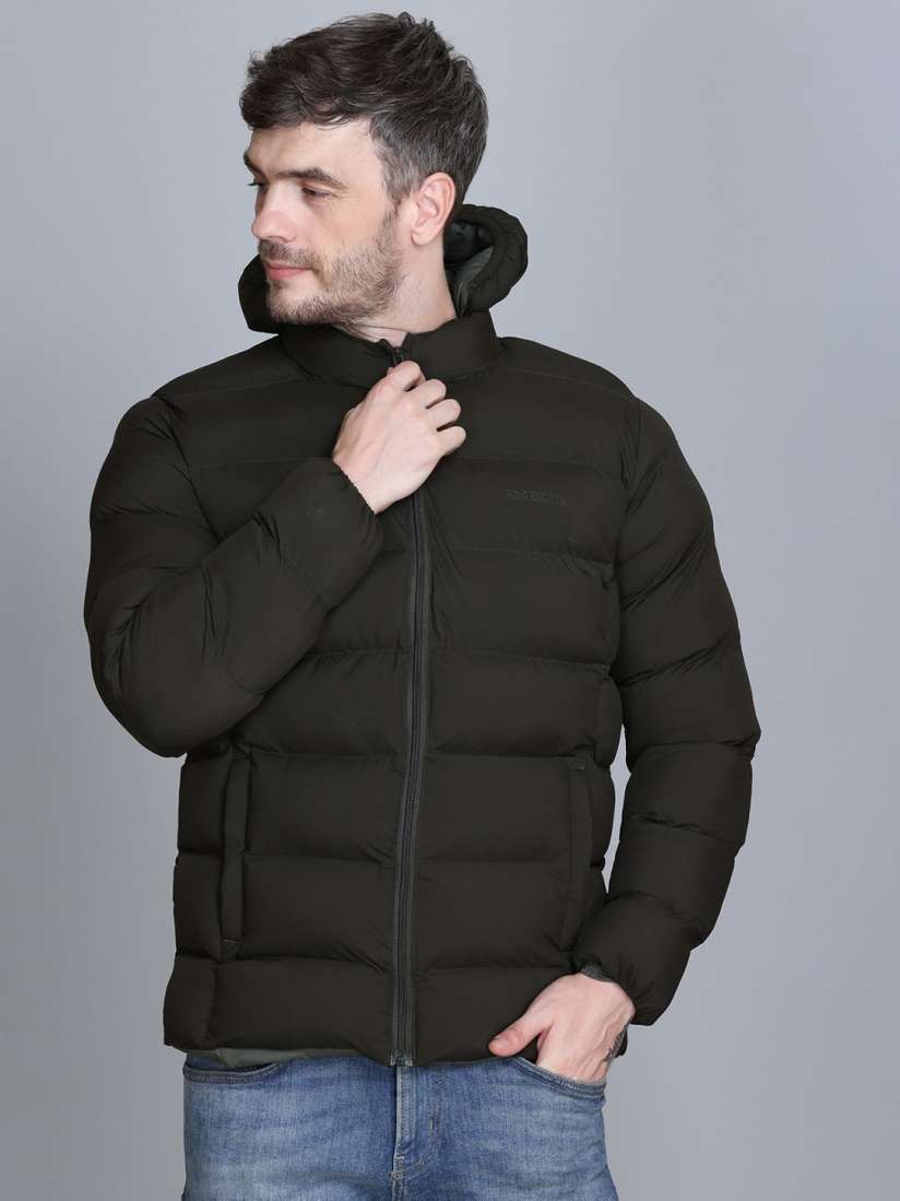 Buy Roadking Men Hooded Solid Casual Puffer Jacket Jackets for Men 31308724 Myntra