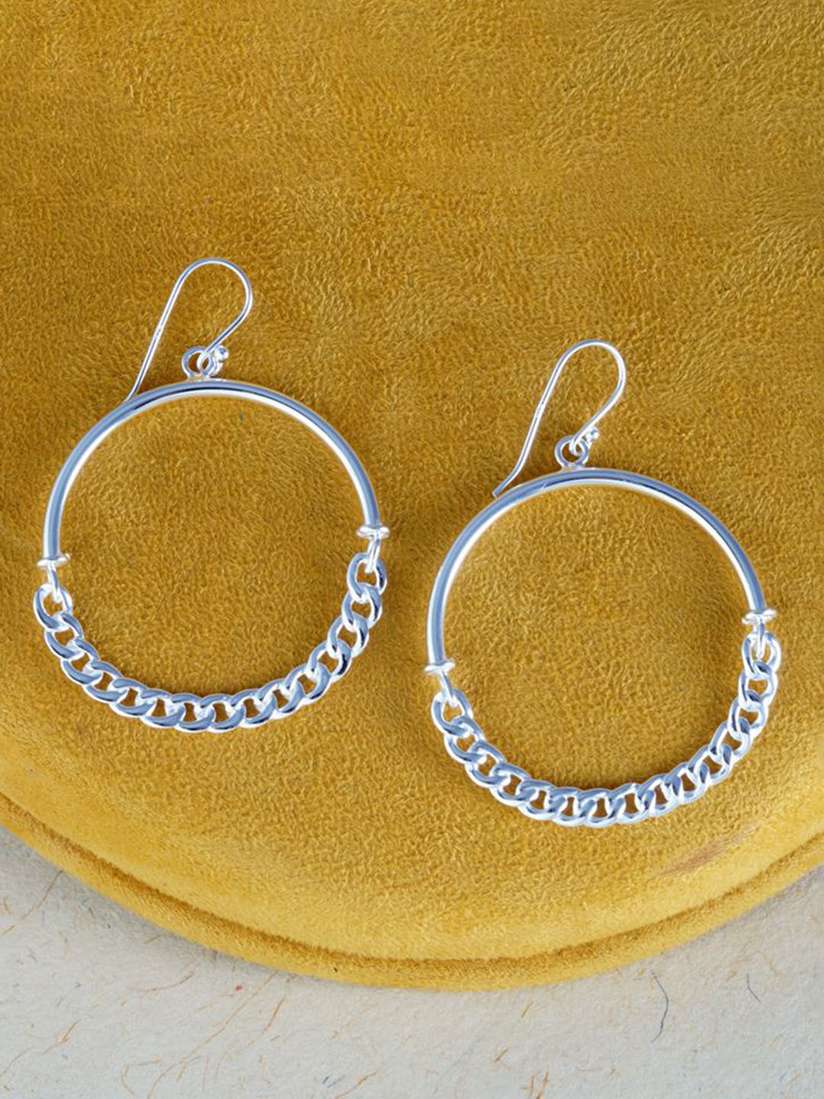 Tuanz 925 Silver Hoops Buy Tuanz Silver Jewelry 925 Sterling