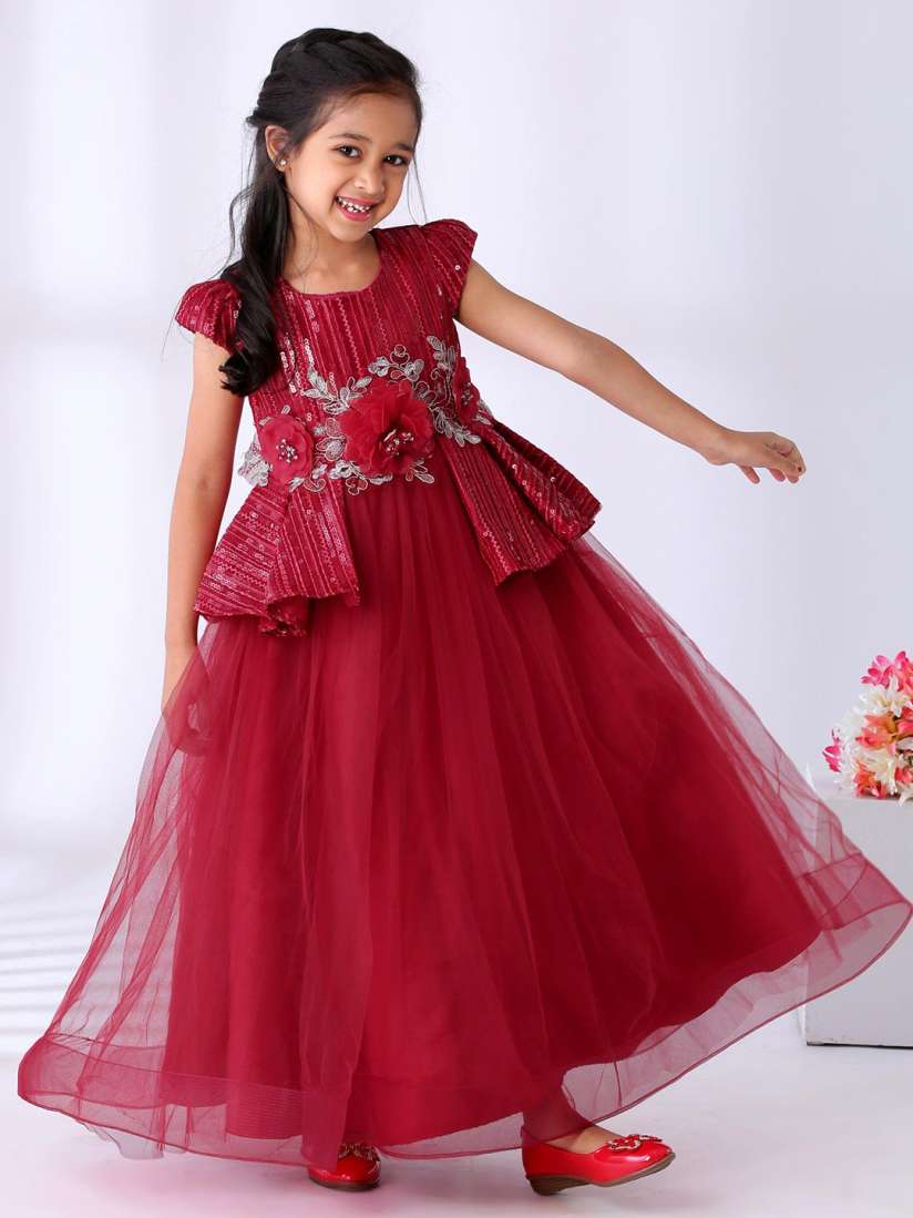 Buy Mark Mia Girls Embellished Gown Dresses for Girls 31312388 Myntra