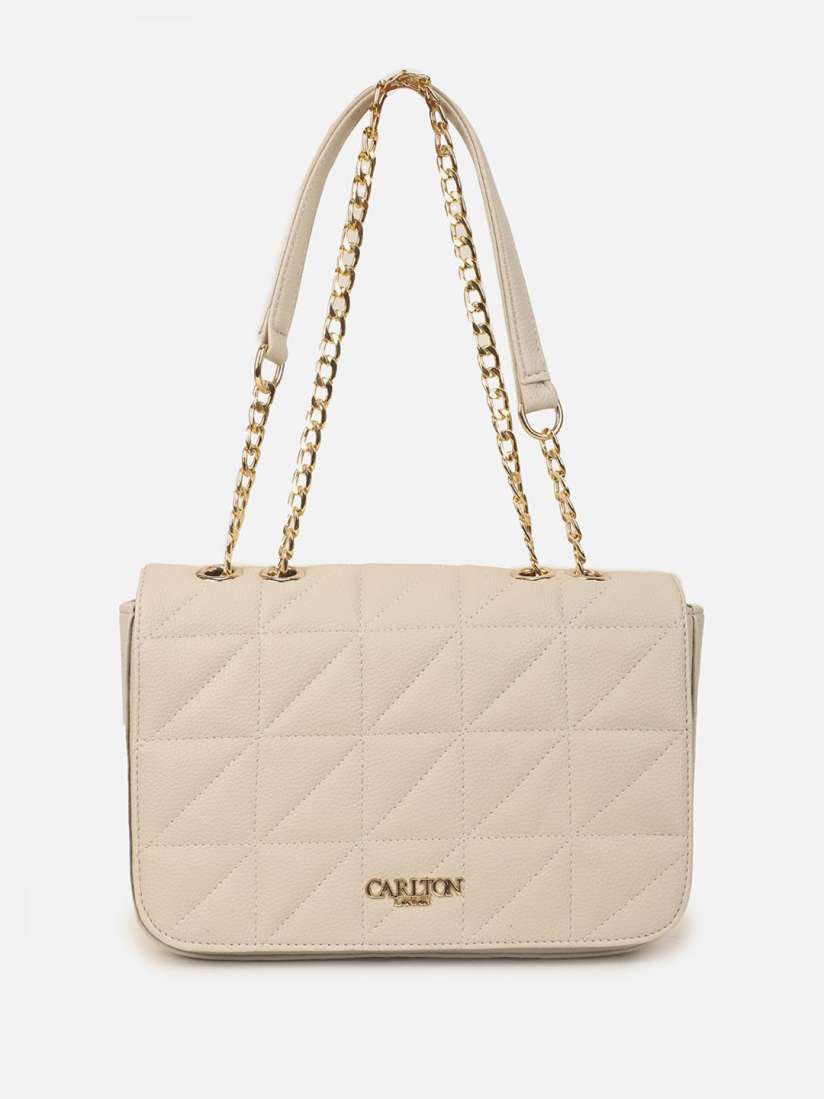 Buy Carlton London Women Textured Structured Leather Handheld Bag Handbags for Women 31308803 Myntra