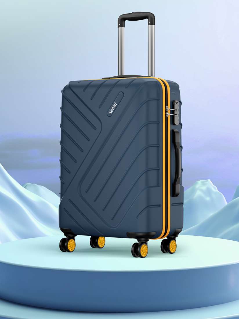 Buy Safari Accent Polycarbonate 8 wheel Hard Medium Trolley Suitcase 66 cm Trolley Bag for Unisex 30096878 Myntra