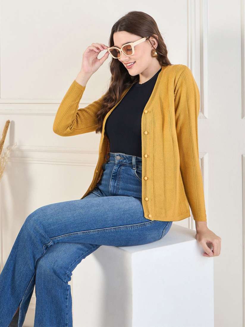 Buy CLAPTON Women Woollen Cardigan Sweaters for Women 31340022 Myntra