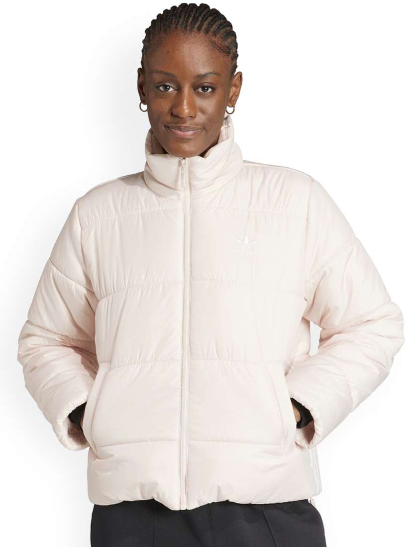 Adidas cropped puffer jacket women's sales