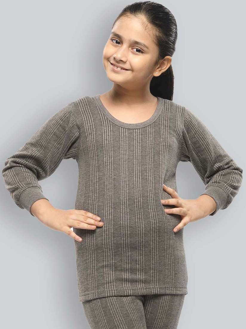 striped thermal top