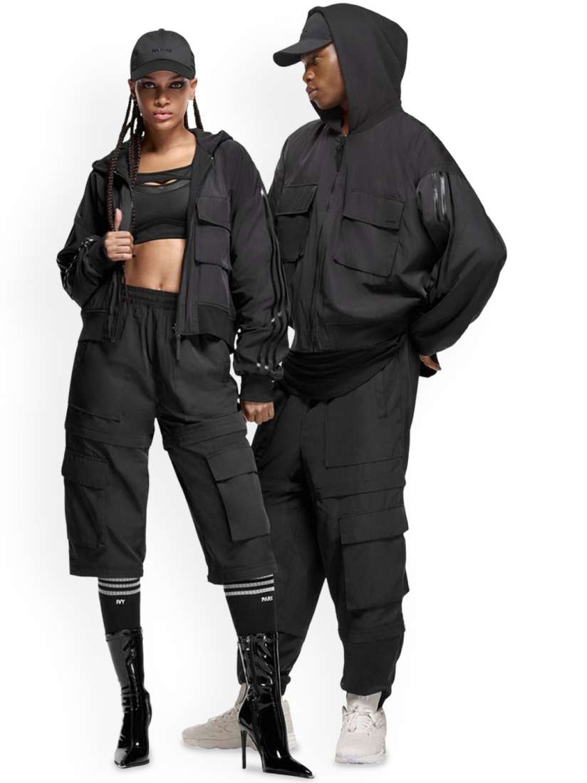 Buy ADIDAS Originals Unisex Polyester Longline Bomber with Patchwork Jacket Jackets for Unisex 31359363 Myntra