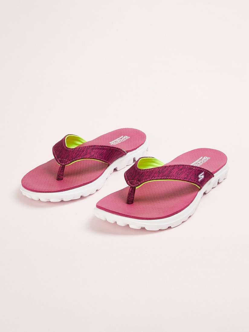 Skechers Go Walk Flex Sandal NVY Navy Womens Slide Sandals 141420