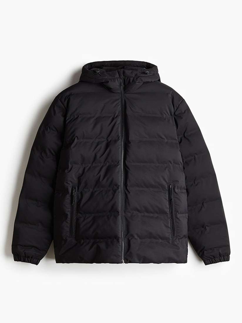 Lightweight Puffer Black Puffer Jacket Hm H&m Puffer