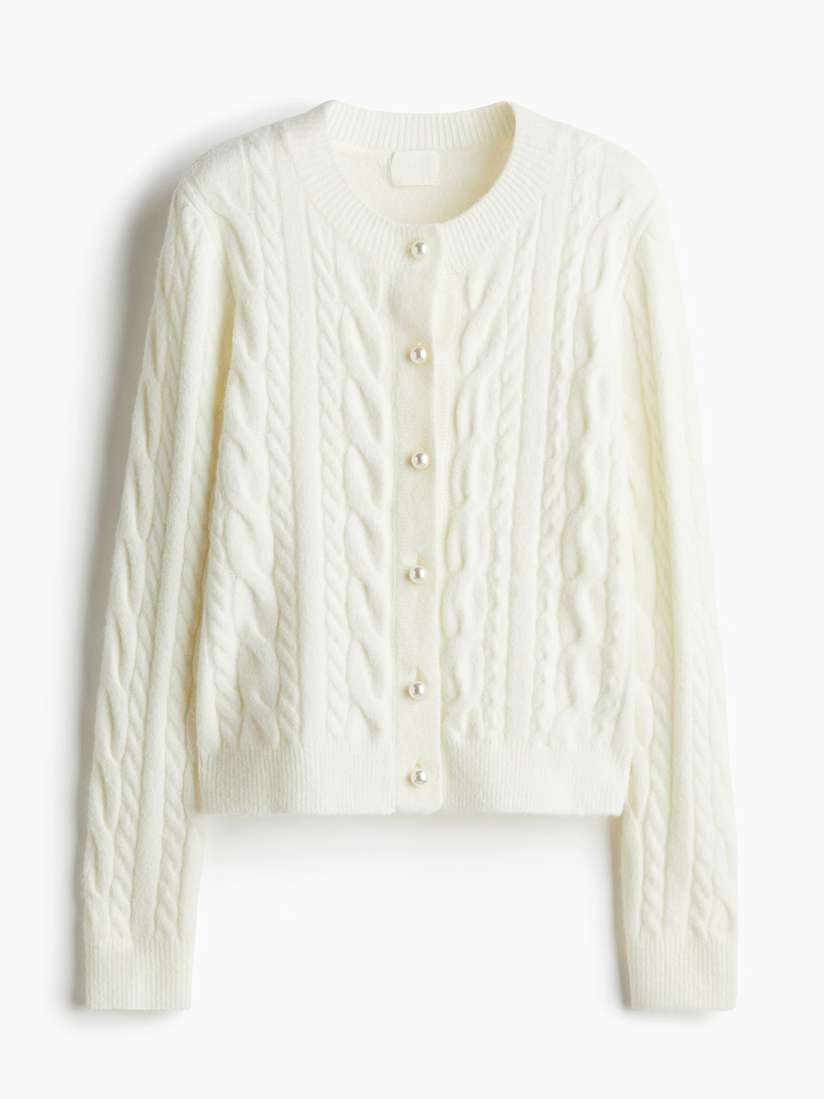 H&M Women Cable-Knit Cardigan