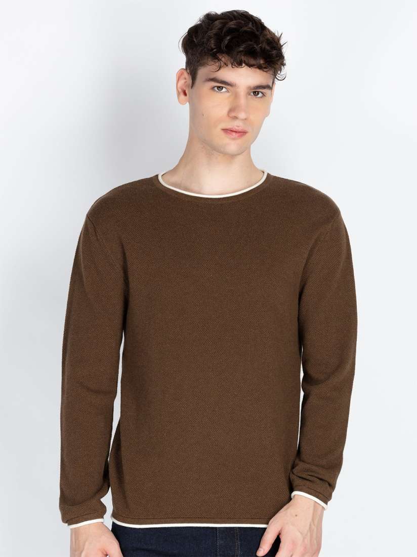 Buy Status Quo Men Ribbed Cotton Winter Pullover Sweaters for Men 31390158 Myntra