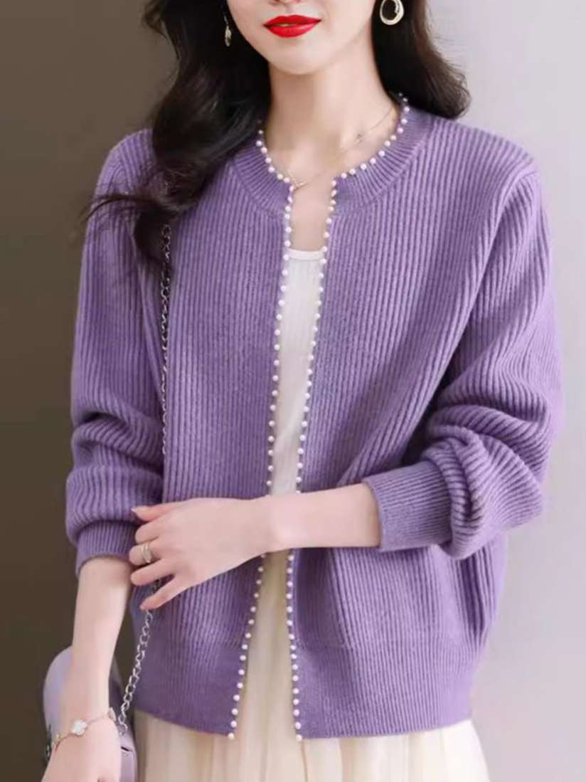 Solid cardigan clearance