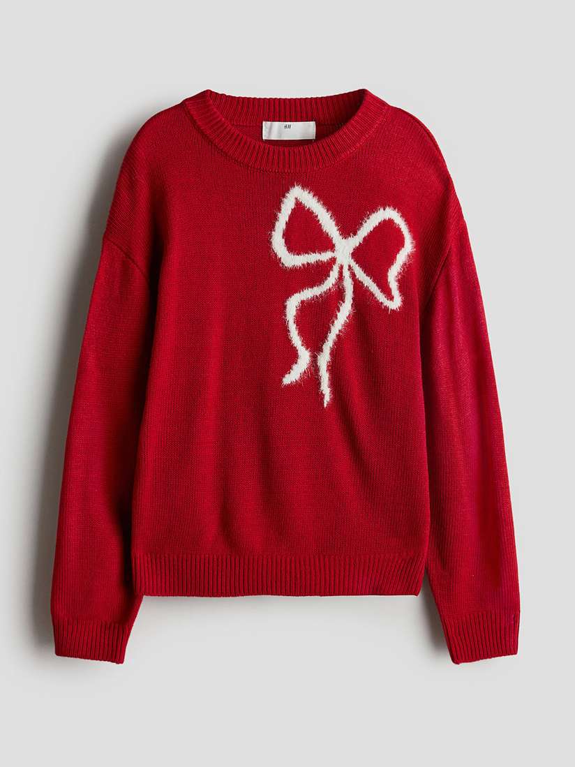 H&m Red And Pink Sweater Buy H&M Girls Fine-knit Jumper