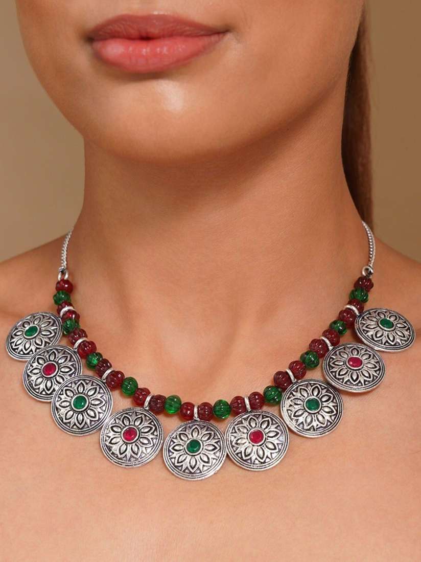 Jaypore jewellery beaded necklace on sale