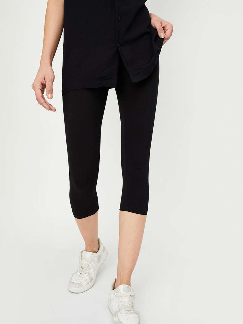 Three fourth leggings for ladies discount