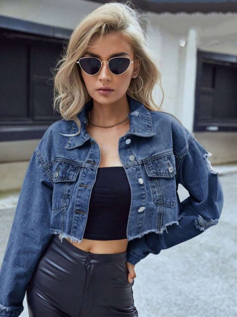 Lulu and sky denim jacket top