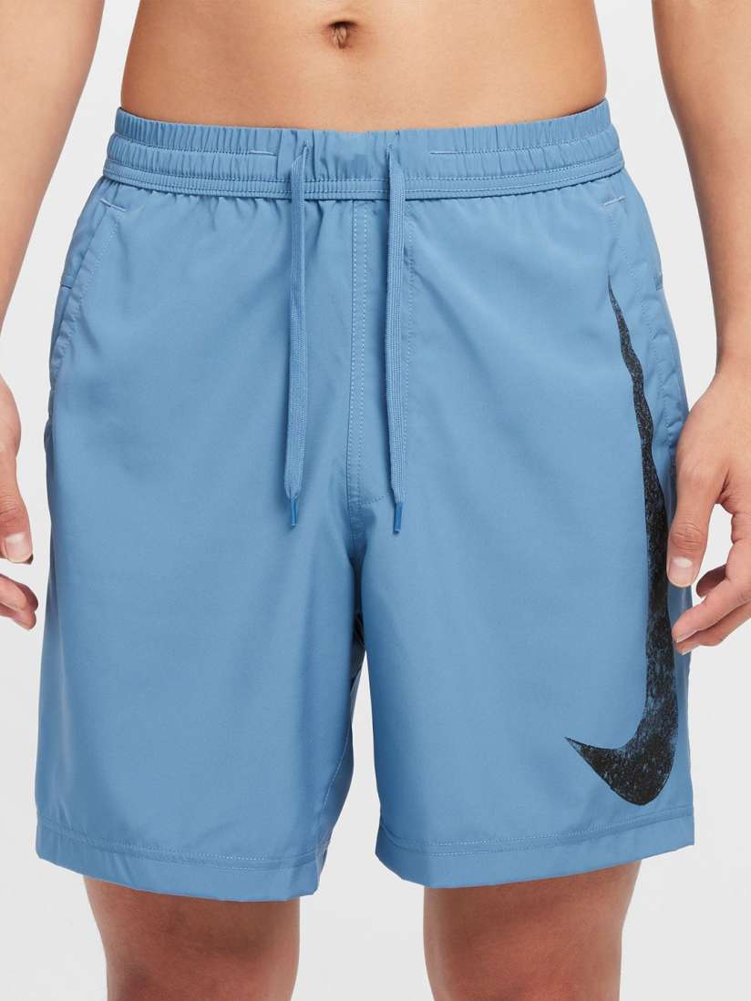 Buy Nike Men Solid Form Swoosh Dri FIT 17.5cm Unlined Versatile Regular Shorts Shorts for Men 31217479 Myntra
