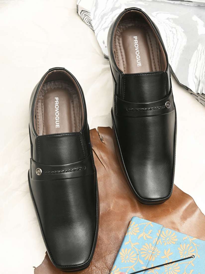 Buy Provogue Men Formal Slip On Black Shoes Formal Shoes for Men 31196166 Myntra