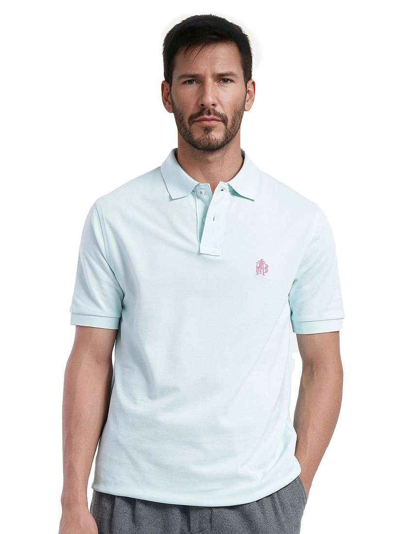 Rare Rabbit Baby Blue Polo Shirt Mens Rare Rabbit Promotional Polo