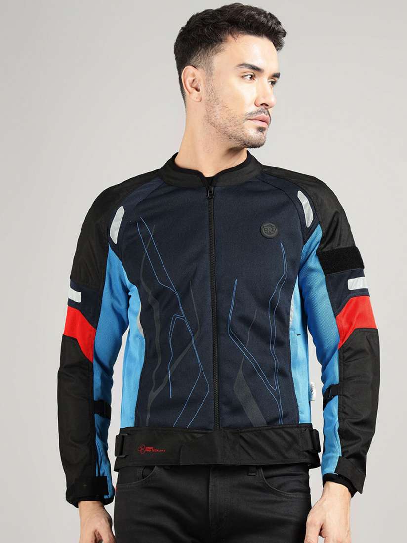 Buy Royal Enfield Men Collarless Colourblocked Sports Biker Jacket Jackets for Men 31222891 Myntra