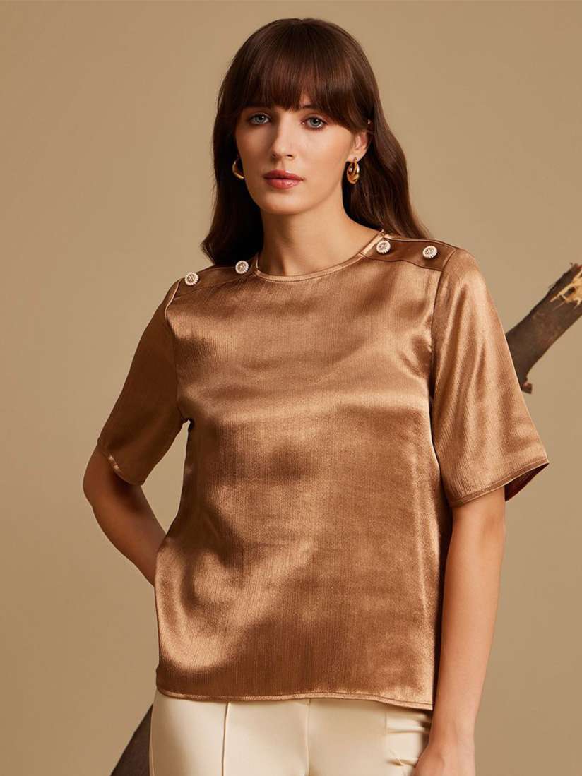 Buy Kazo Women Formal Solid Top Tops for Women 31237236 Myntra