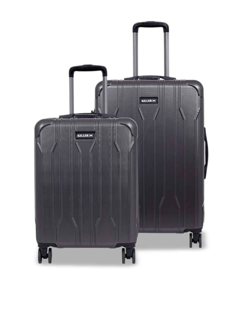 Buy Killer Set Of 2 Textured Hard Sided Trolley Bags Trolley Bag for Unisex 31221100 Myntra