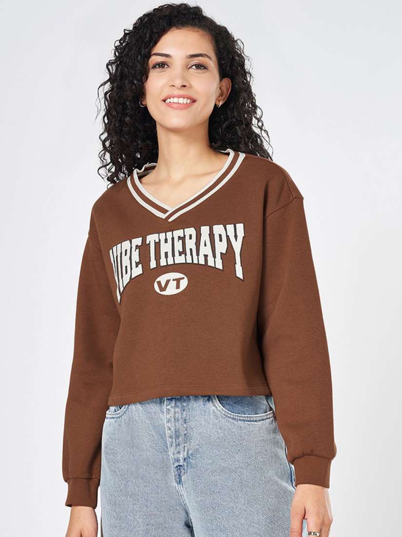 Sweatshirt for women on myntra shop