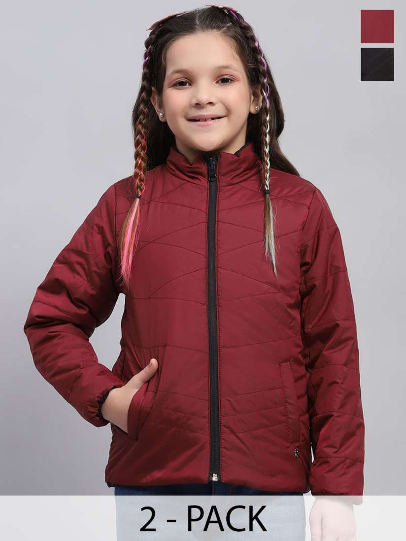 Buy Monte Carlo Girls Reversible Padded Jacket Jackets for Girls 31249975 Myntra