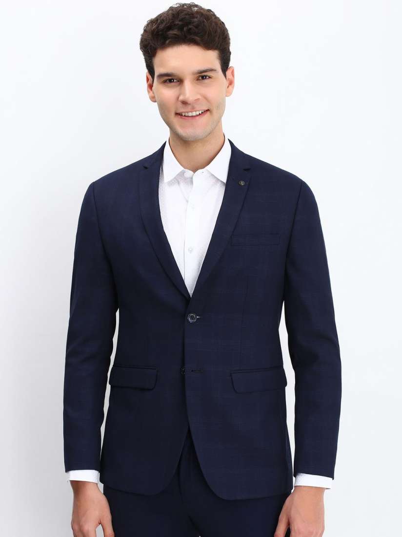 Buy Allen Solly Slim Fit Single Breasted Blazer Blazers for Men 31248702 Myntra