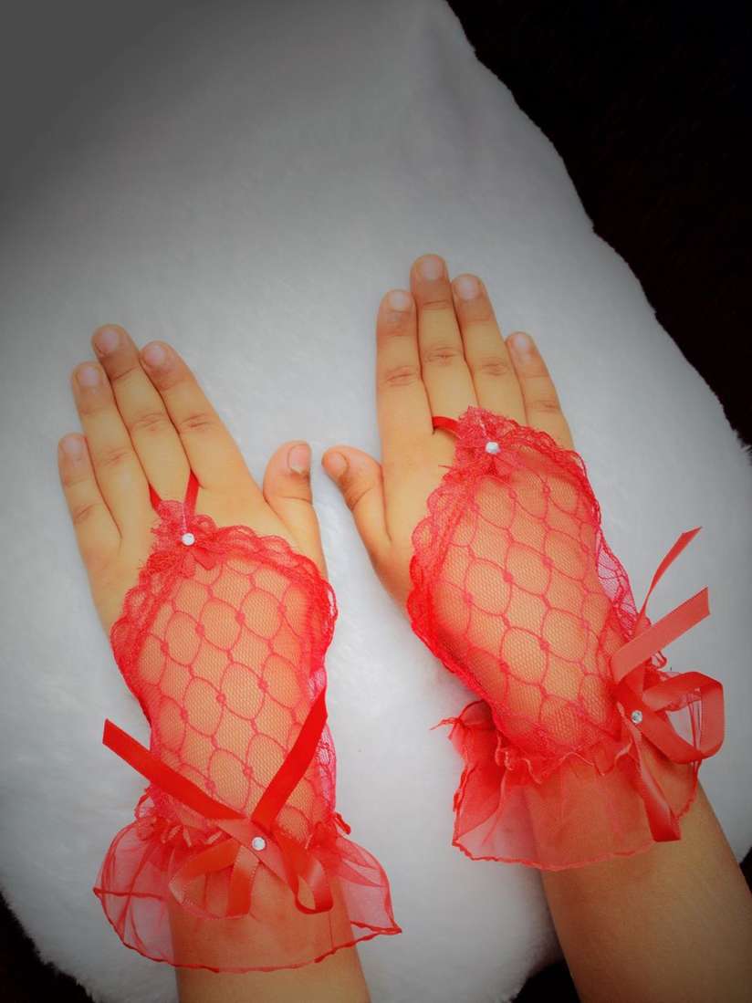 Girls fingerless gloves cheap
