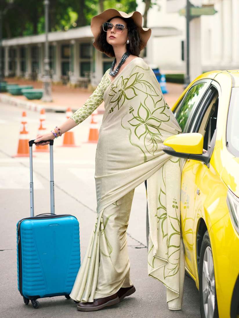 Buy Anouk Floral Printed Daily Wear Saree Sarees for Women 30893562 Myntra