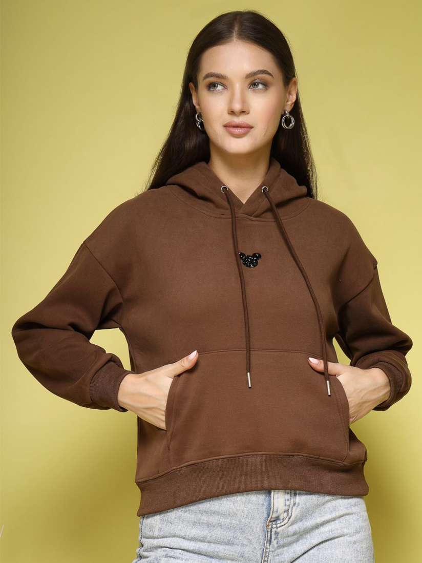 Sweatshirts for ladies myntra best sale