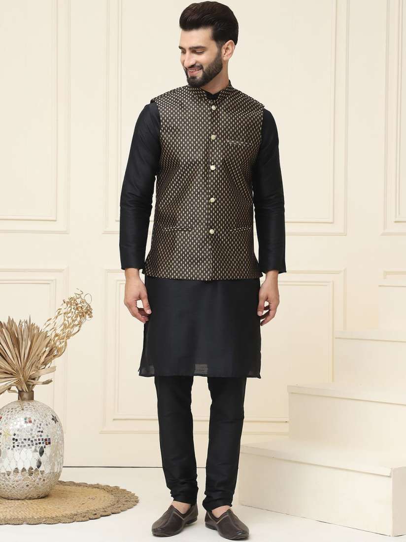 Buy SOJANYA Men Regular Kurta with Churidar Kurta Sets for Men 30895591 Myntra