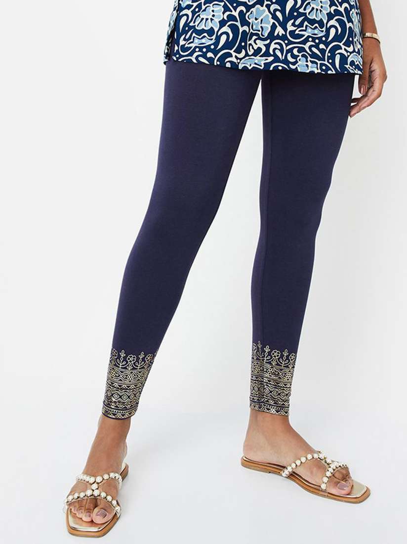 Myntra printed leggings top