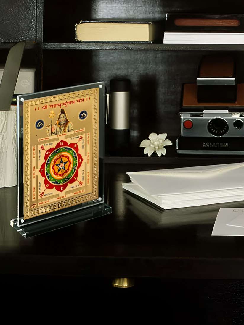 Transparent Gold Polaroid Frame Hawai Gold Toned Transparent