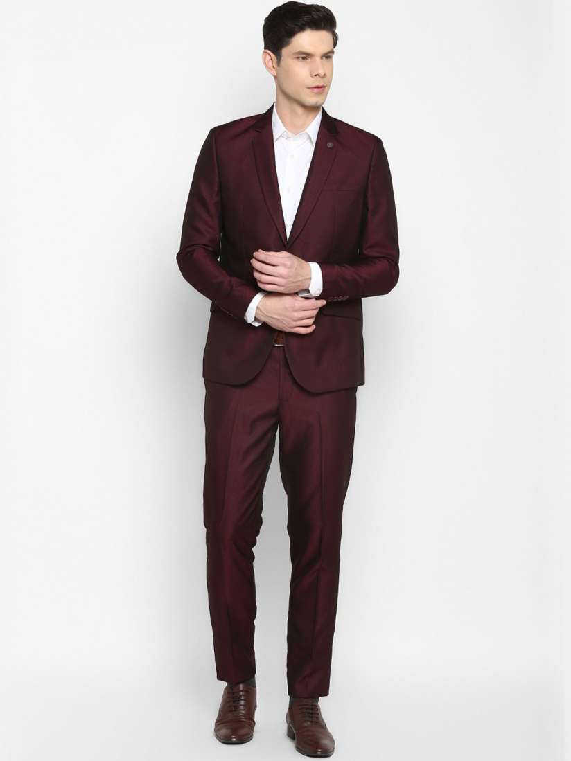 Buy Turtle Men Tailored Fit Single Breasted Blazer and Trousers Formal Suit Suits for Men 30948645 Myntra