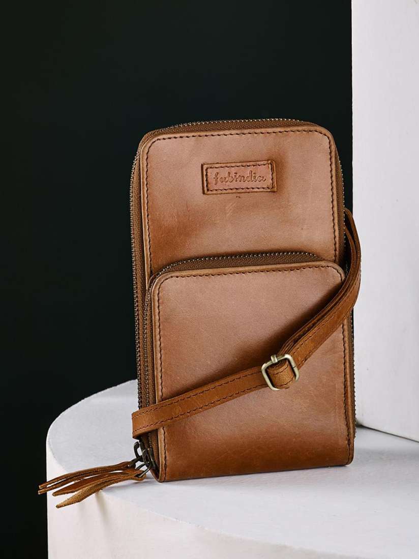 Buy Fabindia Women Leather Structured Sling Bag with Cut Work Handbags for Women 30949914 Myntra