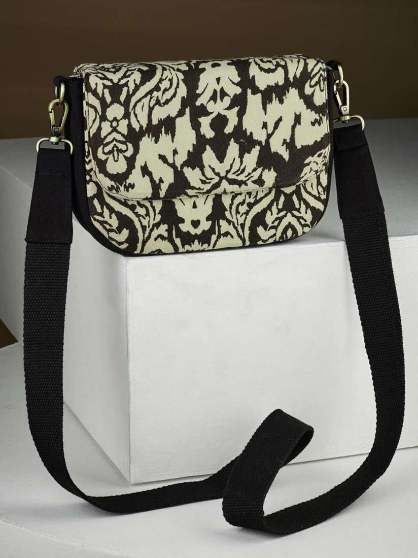 Buy Fabindia Women Printed Shopper Sling Bag with Quilted Handbags for Women 30949993 Myntra