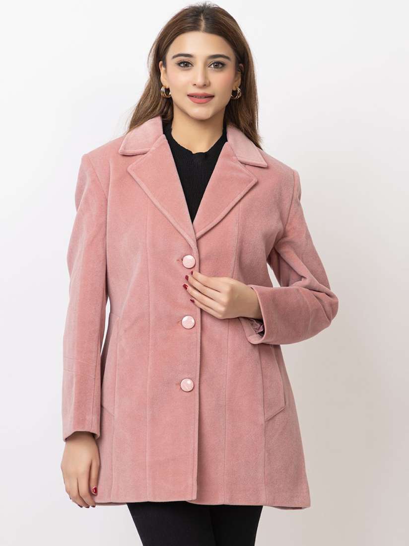 Buy Lady Leaf Winter Wear Tweed Led Flock Coat Coats for Women 30976318 Myntra