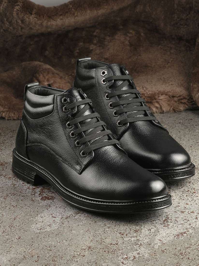 Buy Mactree Men Leather Regular Boots Boots for Men 30978334 Myntra