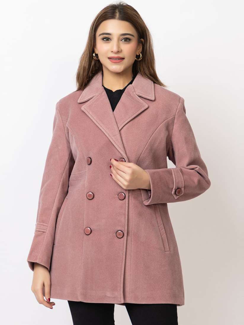 Buy Lady Leaf Winter Wear Tweed Led Flock Coat Coats for Women 30976320 Myntra