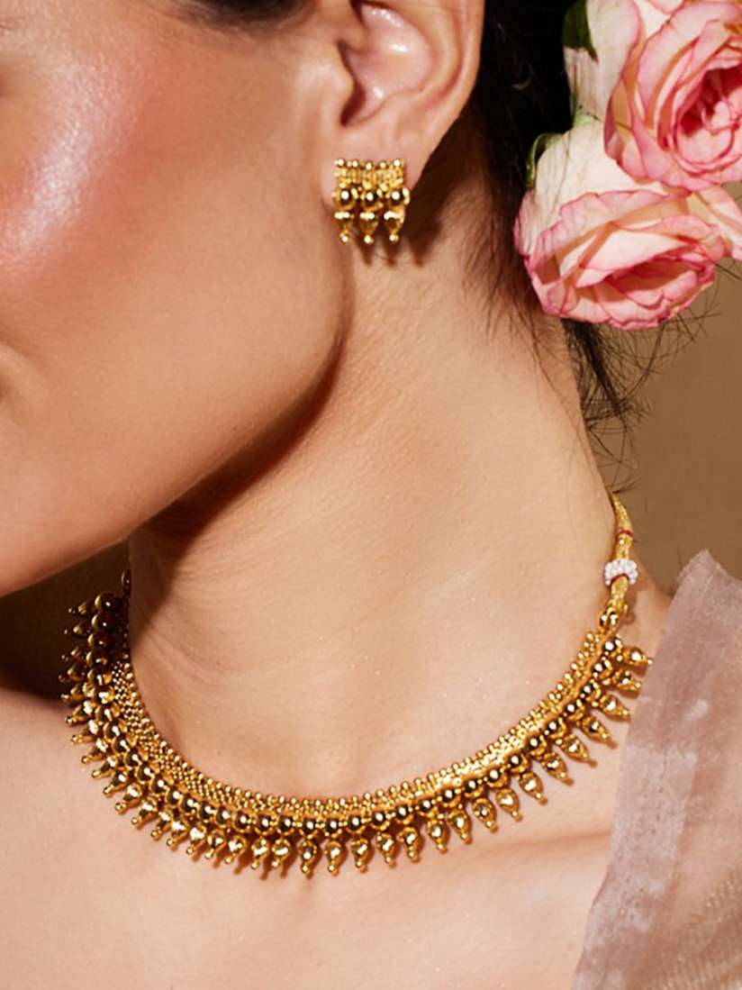Buy Mirraw Gold Plated Jewellery Set Jewellery Set for Women 30968034 Myntra