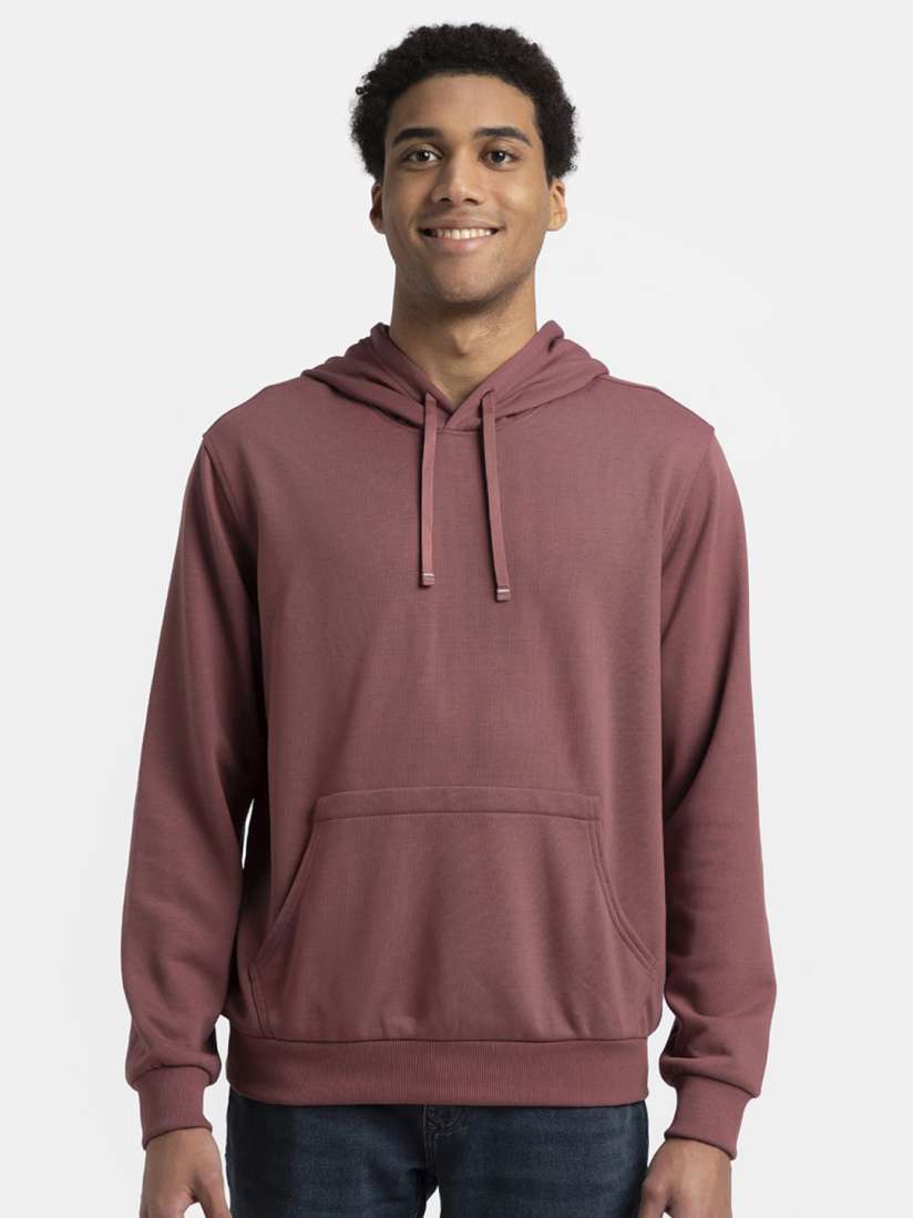 Buy Jockey Super Combed Cotton Rich French Terry Hoodie Sweatshirt with Ribbed Cuffs UM54 Sweatshirts for Men 30968270 Myntra
