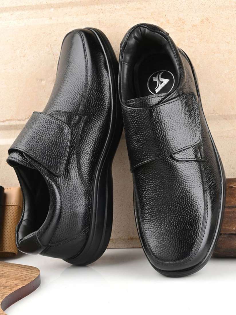 Auserio men's leather formal shoes clearance