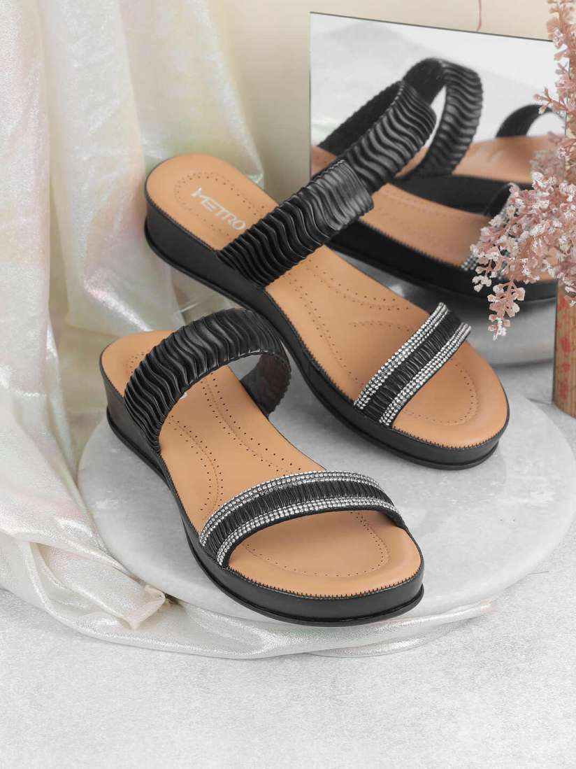 Buy Metro Embellished Stiletto Peep Toes Heels for Women 30992955 Myntra